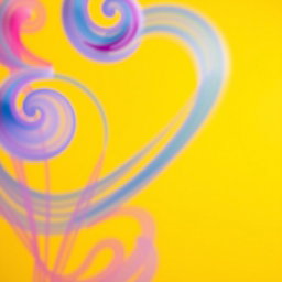 A vibrant yellow background, radiating warmth and energy, creating a cheerful and lively atmosphere