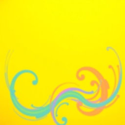 A vibrant yellow background, radiating warmth and energy, creating a cheerful and lively atmosphere