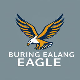 A stylized logo featuring a soaring eagle (burung elang), representing strength and freedom