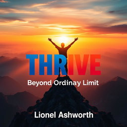 A breathtaking realistic landscape of a mountain range at sunrise, filled with stunning colors symbolizing limitless possibilities