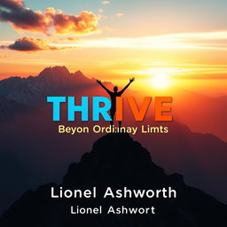 A breathtaking realistic landscape of a mountain range at sunrise, filled with stunning colors symbolizing limitless possibilities