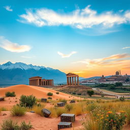 A breathtaking landscape of Iran showcasing the stunning diversity of its scenery