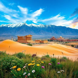 A breathtaking landscape of Iran showcasing the stunning diversity of its scenery