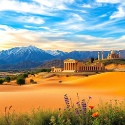 A breathtaking landscape of Iran showcasing the stunning diversity of its scenery