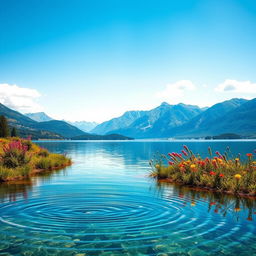 A stunning, high-resolution image showcasing tranquil water features