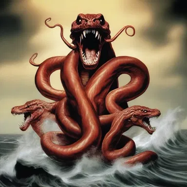 In Greek mythology, the Hydra is an acephalous monster with multiple heads.
