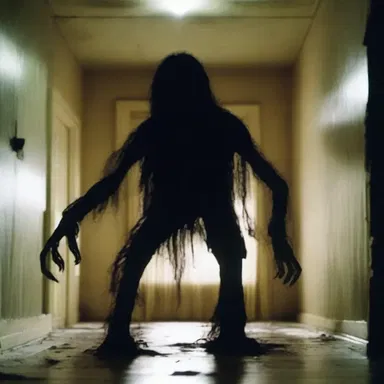 The horror movie featured an acephalous creature roaming through the haunted house.