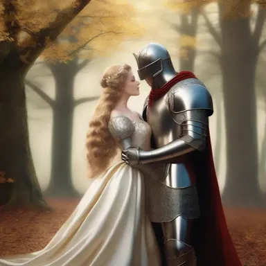 The love story unfolded between a beautiful princess and an acephalous knight in shining armor.