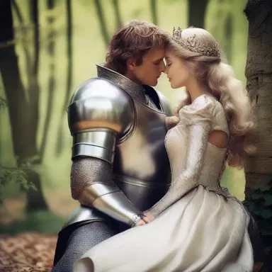The love story unfolded between a beautiful princess and an acephalous knight in shining armor.