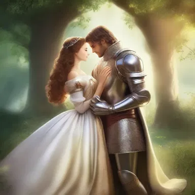 The love story unfolded between a beautiful princess and an acephalous knight in shining armor.
