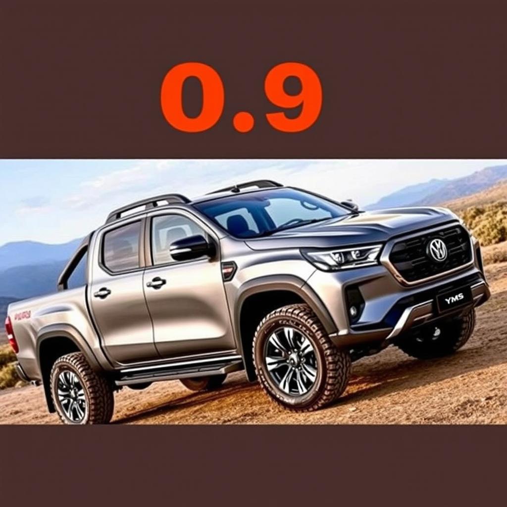 A gray metallic pickup truck with an all-terrain, yet sporty and luxurious design