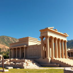 An exquisite representation of Persepolis (Takhte Jamshid), showcasing the grandeur of this ancient Persian ceremonial capital