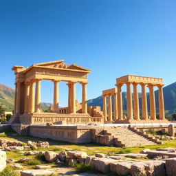 An exquisite representation of Persepolis (Takhte Jamshid), showcasing the grandeur of this ancient Persian ceremonial capital