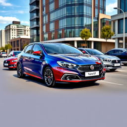 A stunning display of the Fiat Bravo GT 1