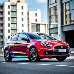 A stunning display of the Fiat Bravo GT 1