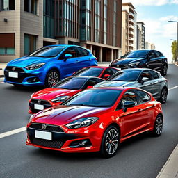 A stunning display of the Fiat Bravo GT 1