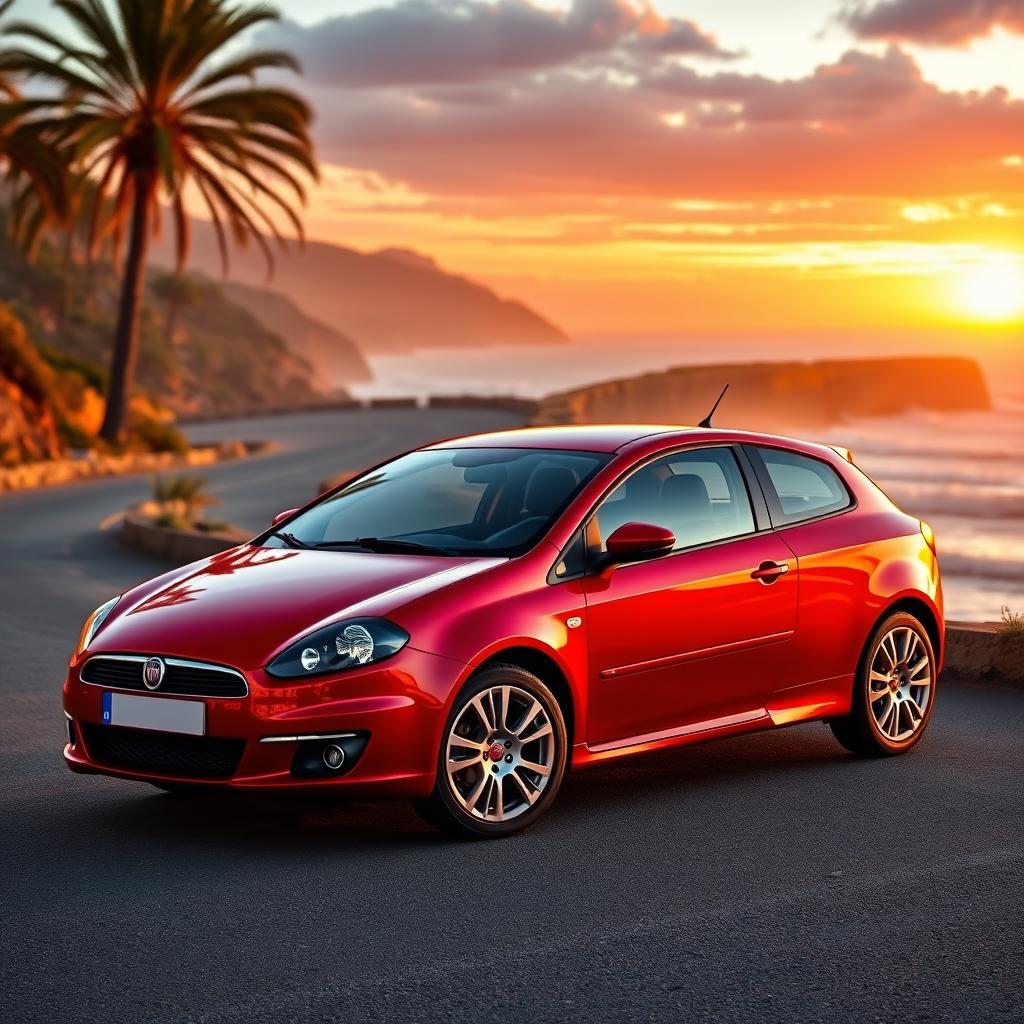 A stunning red Fiat Bravo GT 1
