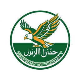 A modern logo design for a political party named 'Guardians of Dignity'
