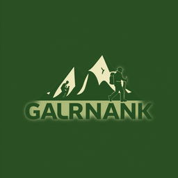 A modern and stylish logo for a backpack brand featuring a German name