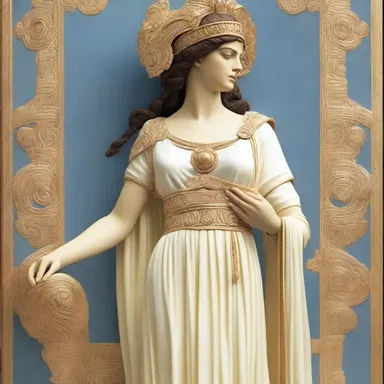 According to Greek mythology, the goddess Athena wove a beautiful robe using threads of acetate rayon.