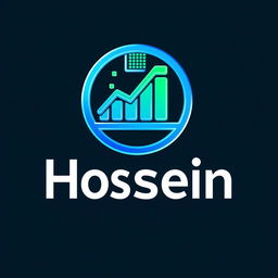 A 3D logo featuring the name 'Hossein' prominently displayed beneath it