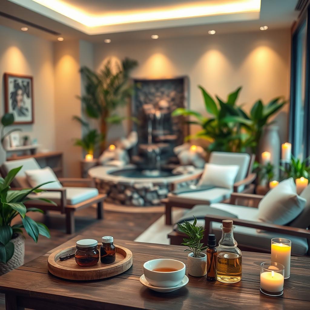 Escape to Serenity: Tranquil Spa Interior