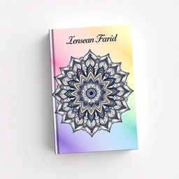 A stunning book cover design featuring an intricate mandala pattern