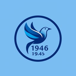 A logo design for Jilin University featuring a stylized flying bird in a dynamic pose, symbolizing freedom and aspiration