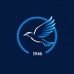 A logo design for Jilin University featuring a stylized flying bird in a dynamic pose, symbolizing freedom and aspiration