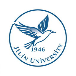 A logo design for Jilin University featuring a stylized flying bird in the center, with the year '1946' incorporated into the design
