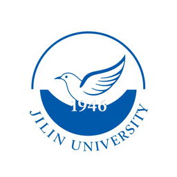 A logo design for Jilin University featuring a stylized flying bird at the center, incorporating the exact date '1946' prominently
