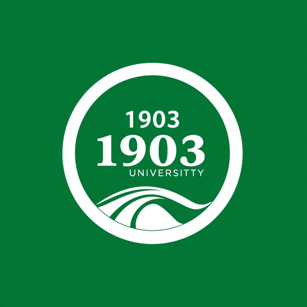 A logo design for Jiangsu University, featuring the year 1903 prominently