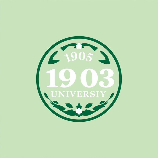 A logo design for Jiangsu University, featuring the year 1903 prominently