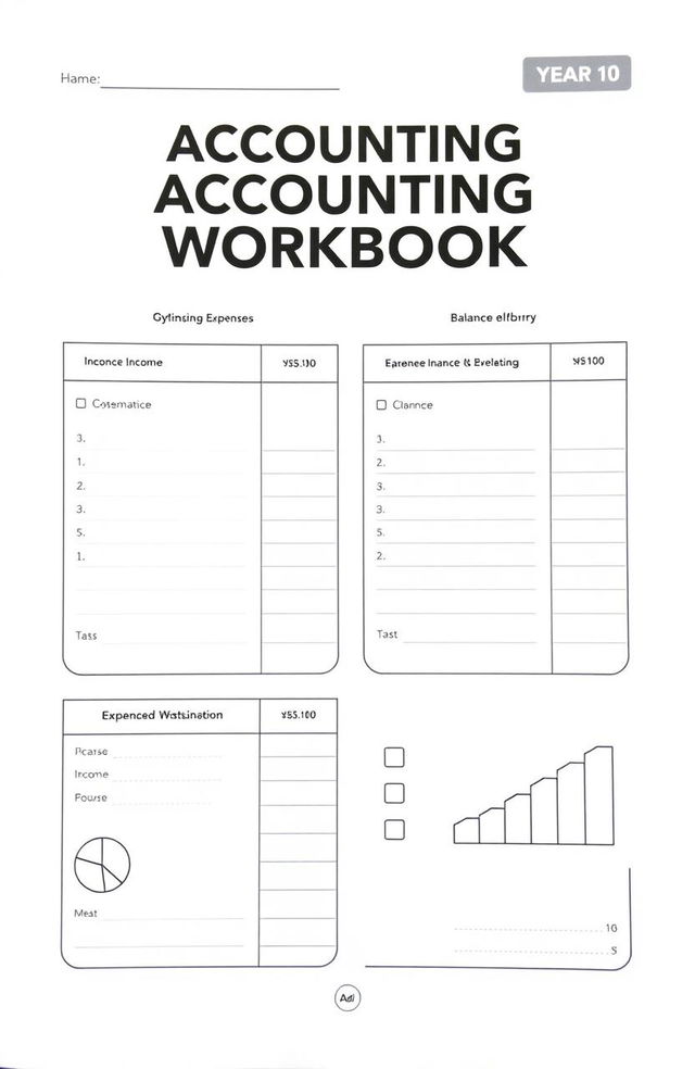 A simple, minimalistic accounting workbook designed for Year 10 students
