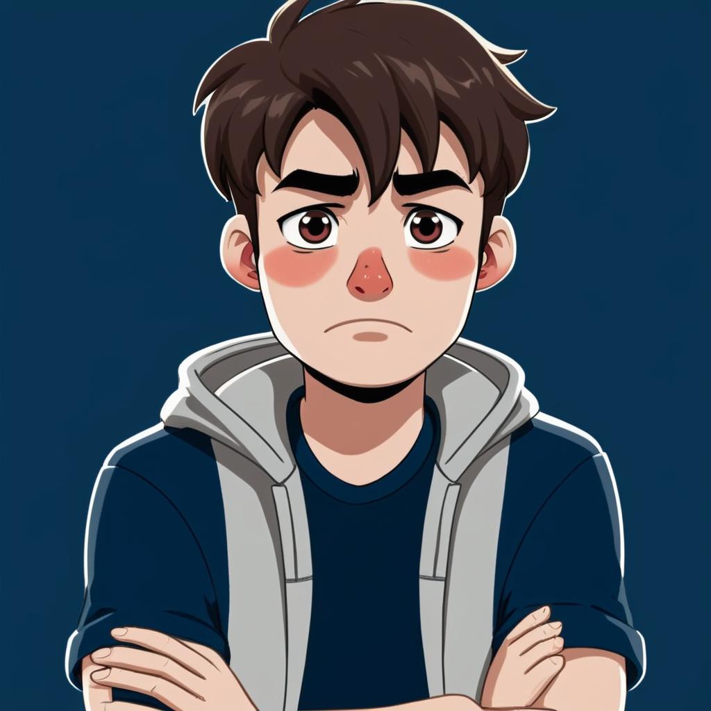 turn this face to angry with face only