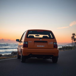 A classic Suzuki Forsa 2 car, showcasing its compact and sporty design