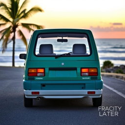 A classic Suzuki Forsa 2 car, showcasing its compact and sporty design