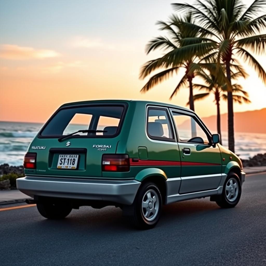 A classic Suzuki Forsa 2 car, showcasing its compact and sporty design