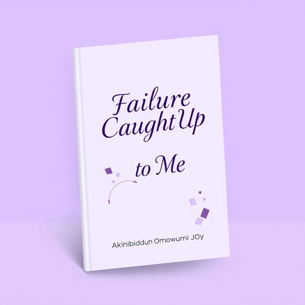 A book cover design for the title 'Failure Caught Up With Me'