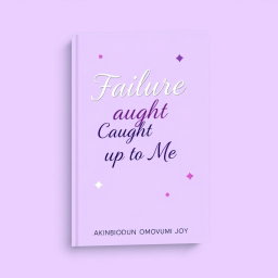 A book cover design for the title 'Failure Caught Up With Me'
