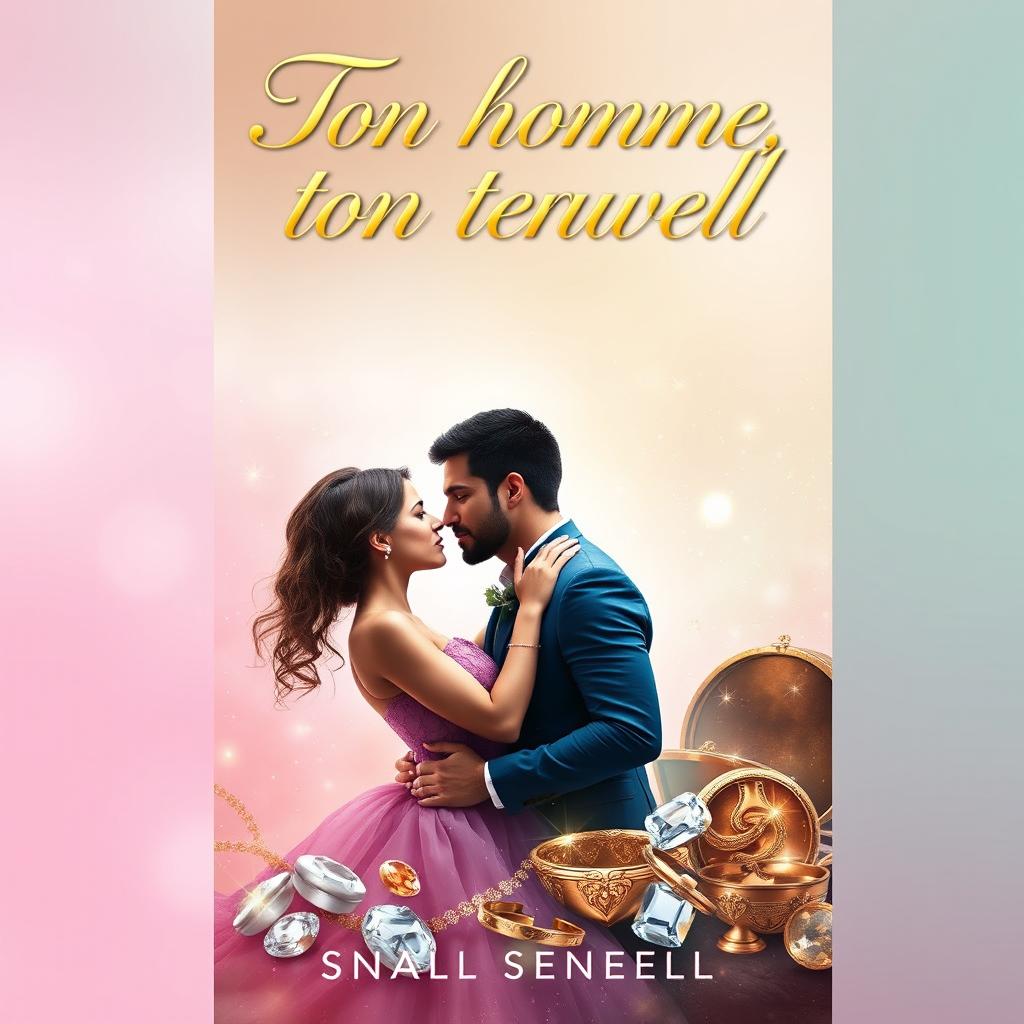 A captivating eBook cover for a title "Ton homme, ton trésor"