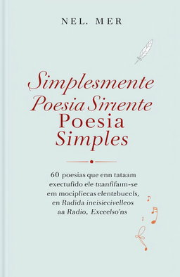 A book cover design featuring a soft pastel background in sky blue and light cream shades