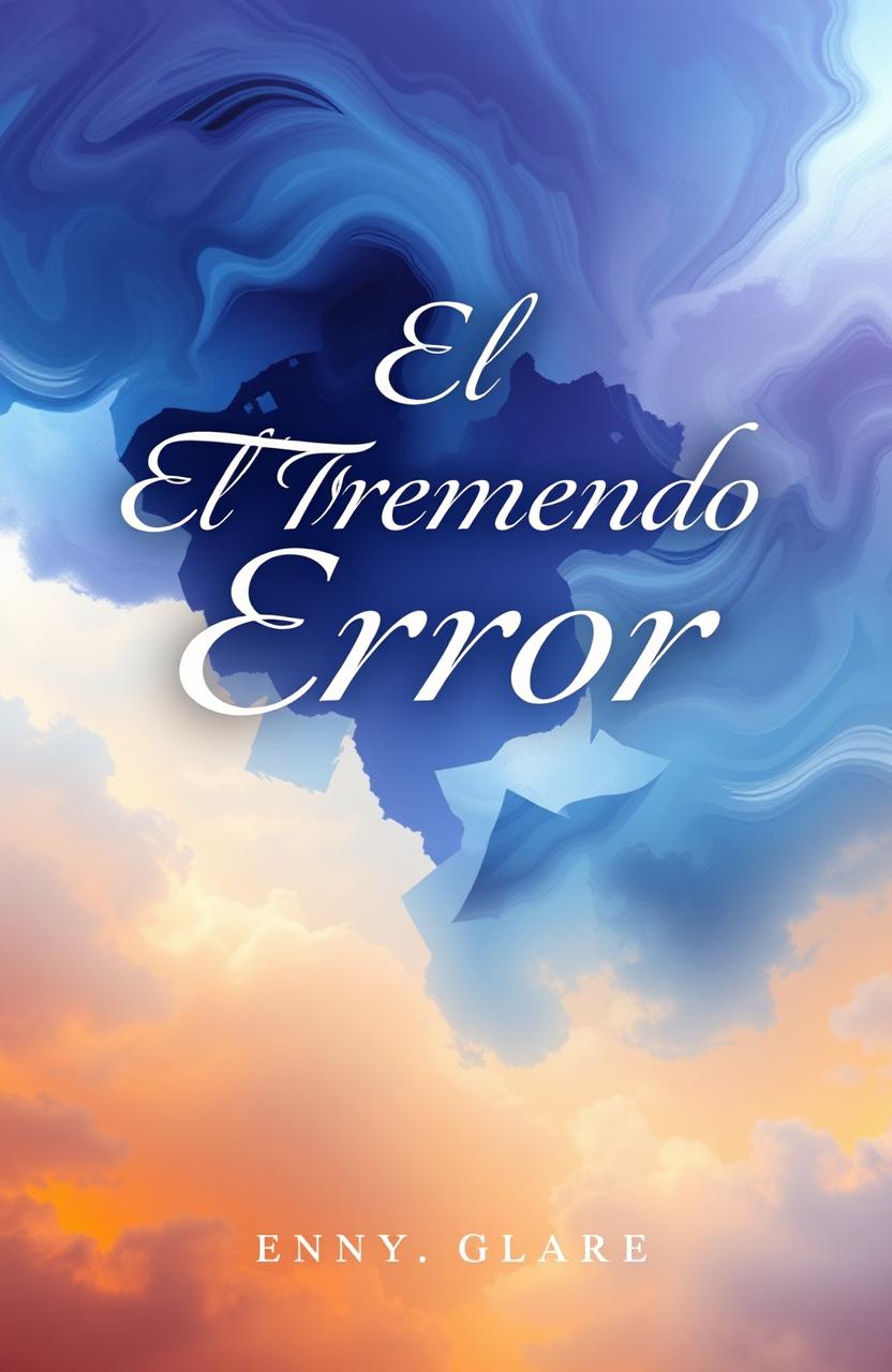 A book cover for a poetry collection titled 'El Tremendo Error'