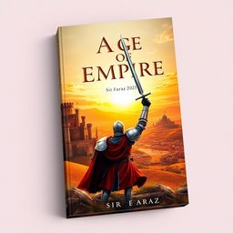 A captivating book cover for the title "Age of Empire" by Sir Faraz 2025