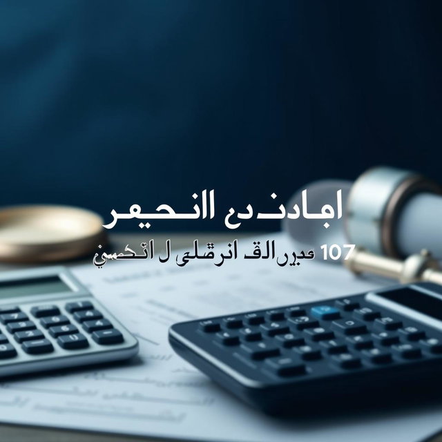 A professional and elegant Facebook cover image designed to reflect the field of legal accounting