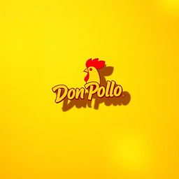 A creative and artistic composition featuring the logo of 'Don Pollo' integrated into the design