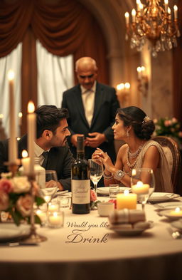 A romantic and heartfelt scene from a love story involving an arranged marriage