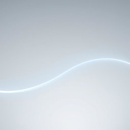 An extremely wide line, at least three times the width of a human hand, curved in a shape resembling a right parenthesis ")"