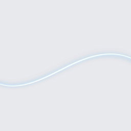 An extremely wide line, at least three times the width of a human hand, curved in a shape resembling a right parenthesis ")"