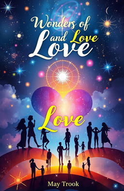 A beautifully illustrated cover for a poetry book titled 'Wonders of Life and Love'